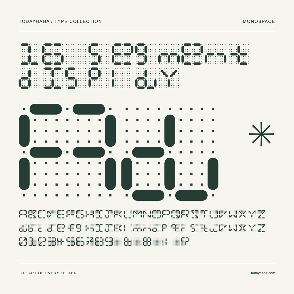 16 segment display — Muestra de mayúsculas, minúsculas y números