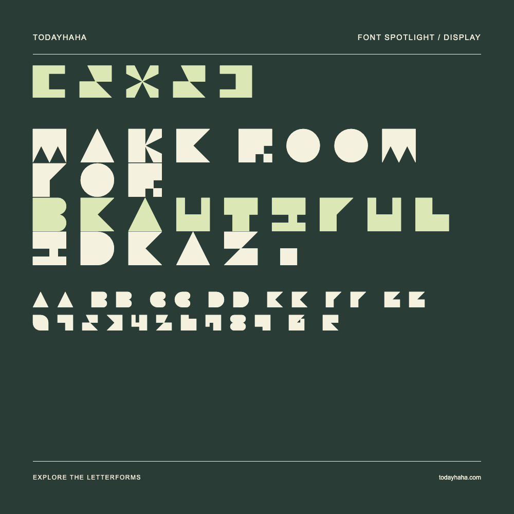[2x2] — Typography poster with sample text