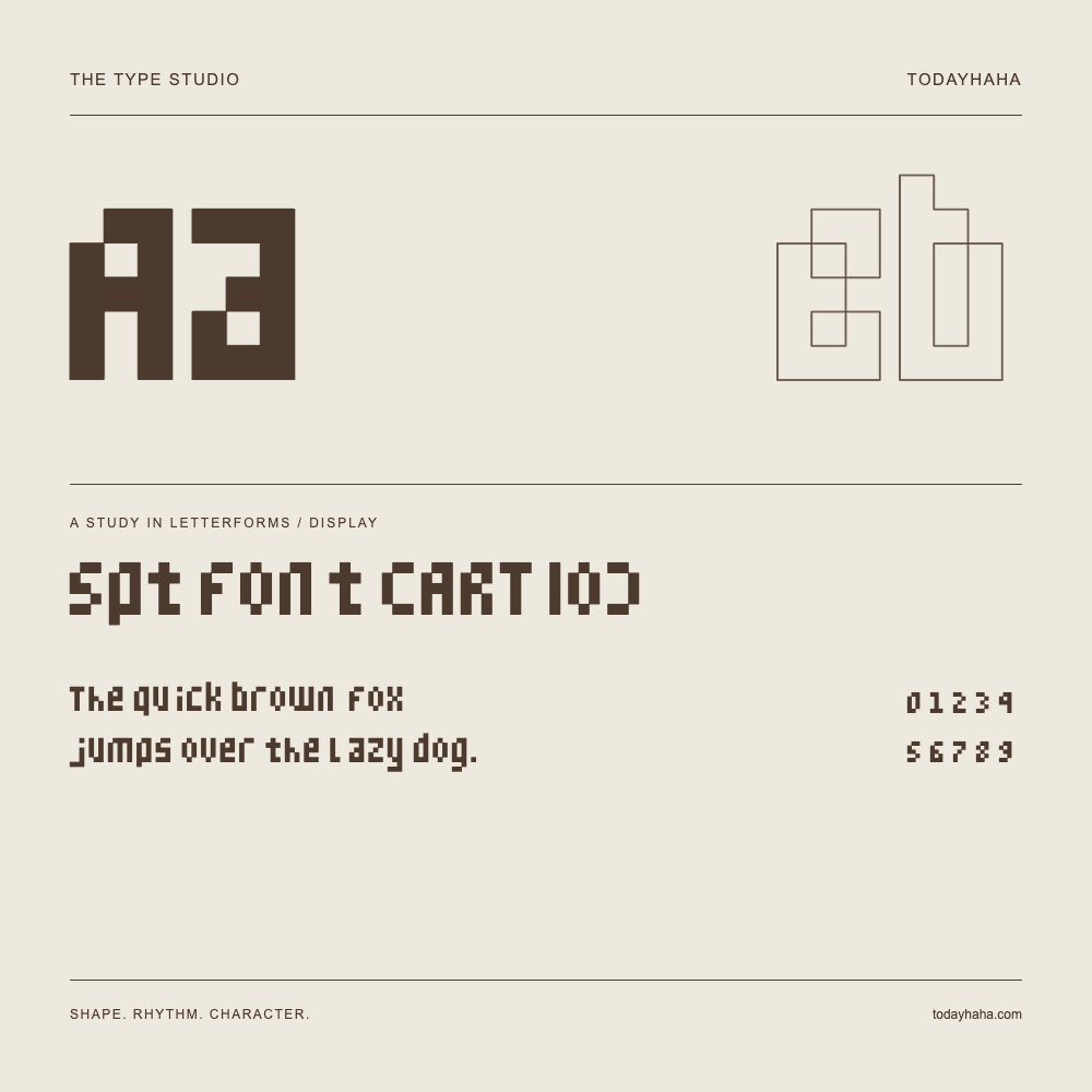 5pt Font (ARTIO) — Étude des lettres avec une phrase et des chiffres