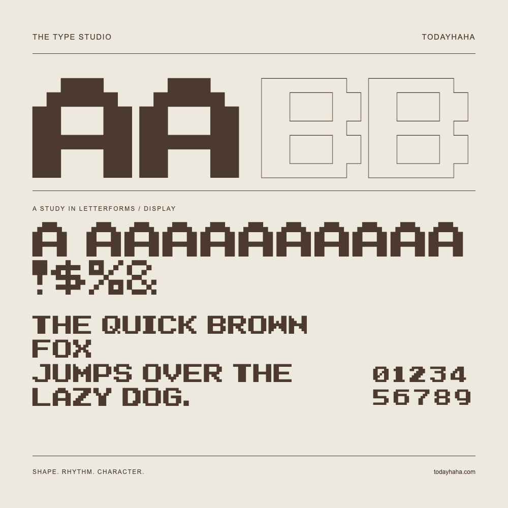 A Aaaaaaaaaa !$%& — Studio delle lettere con frase e numeri