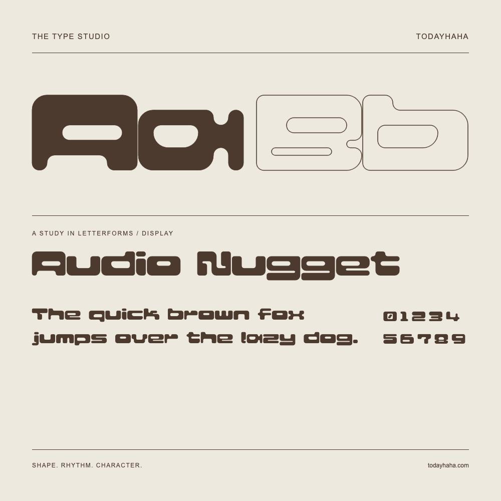 Audio Nugget — Studio delle lettere con frase e numeri
