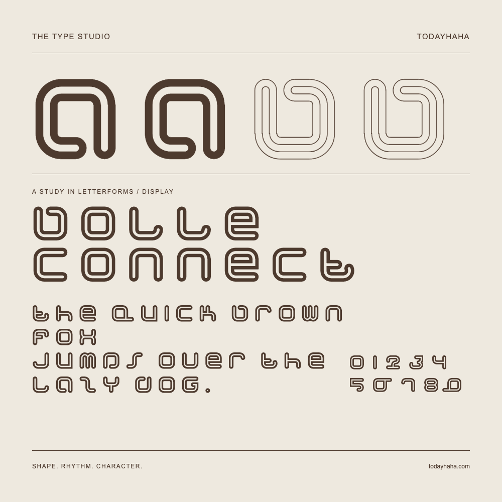 Bolle Connect — Buchstabenstudie mit Beispielsatz und Ziffern