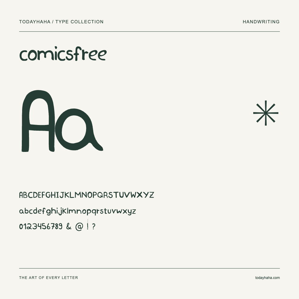 comicsfree — Campione con lettere maiuscole, minuscole e numeri