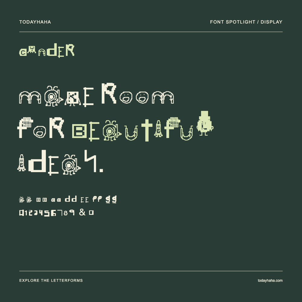 Cynder — Typography poster with sample text