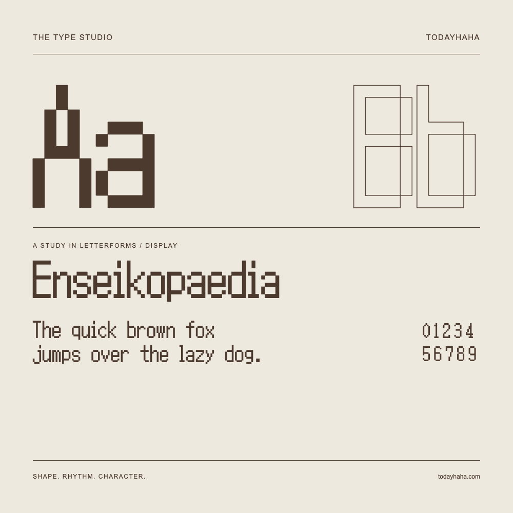 Enseikopaedia — Étude des lettres avec une phrase et des chiffres