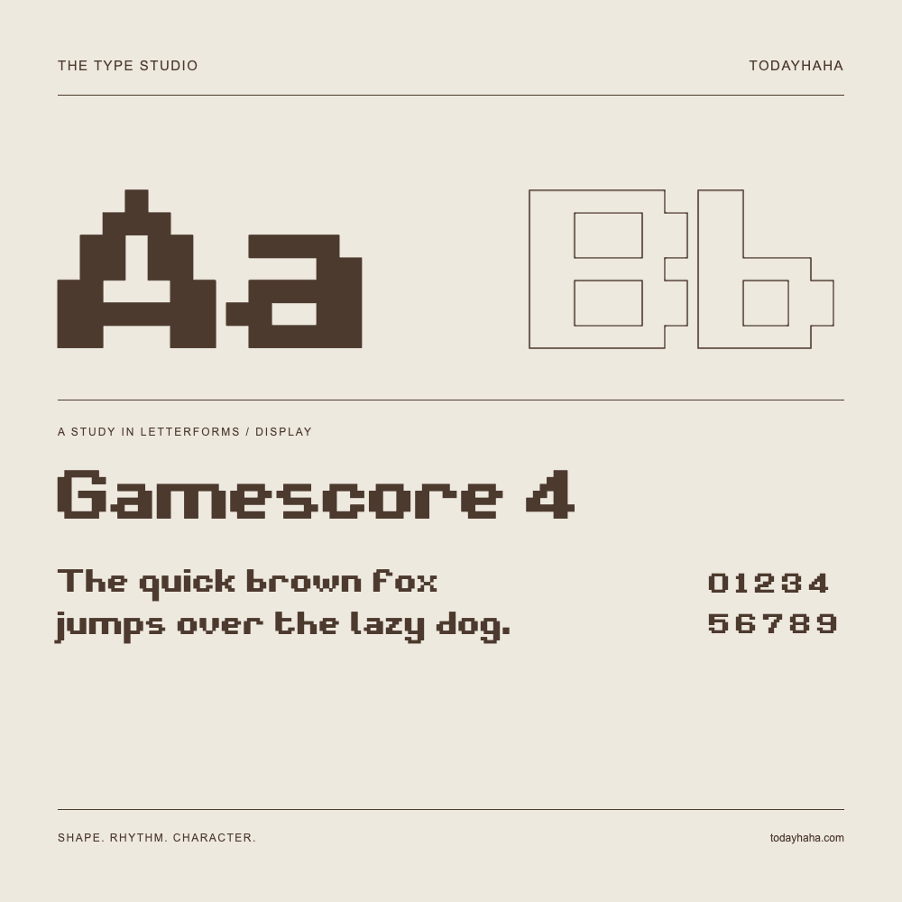 Gamescore 4 — Étude des lettres avec une phrase et des chiffres
