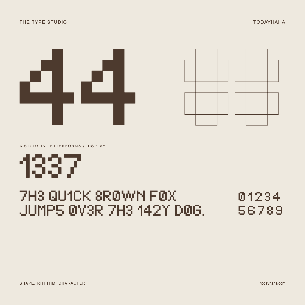 Leet — Studio delle lettere con frase e numeri