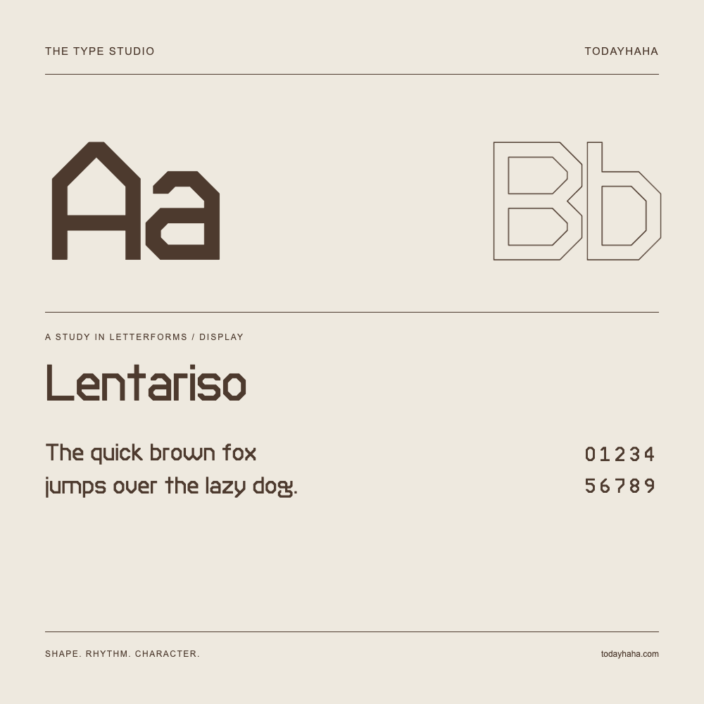 Lentariso — Estudio de letras con una frase y números