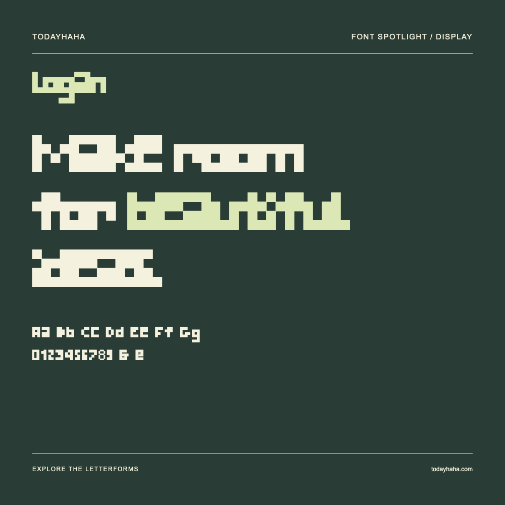Logan — Typografieposter mit Beispieltext