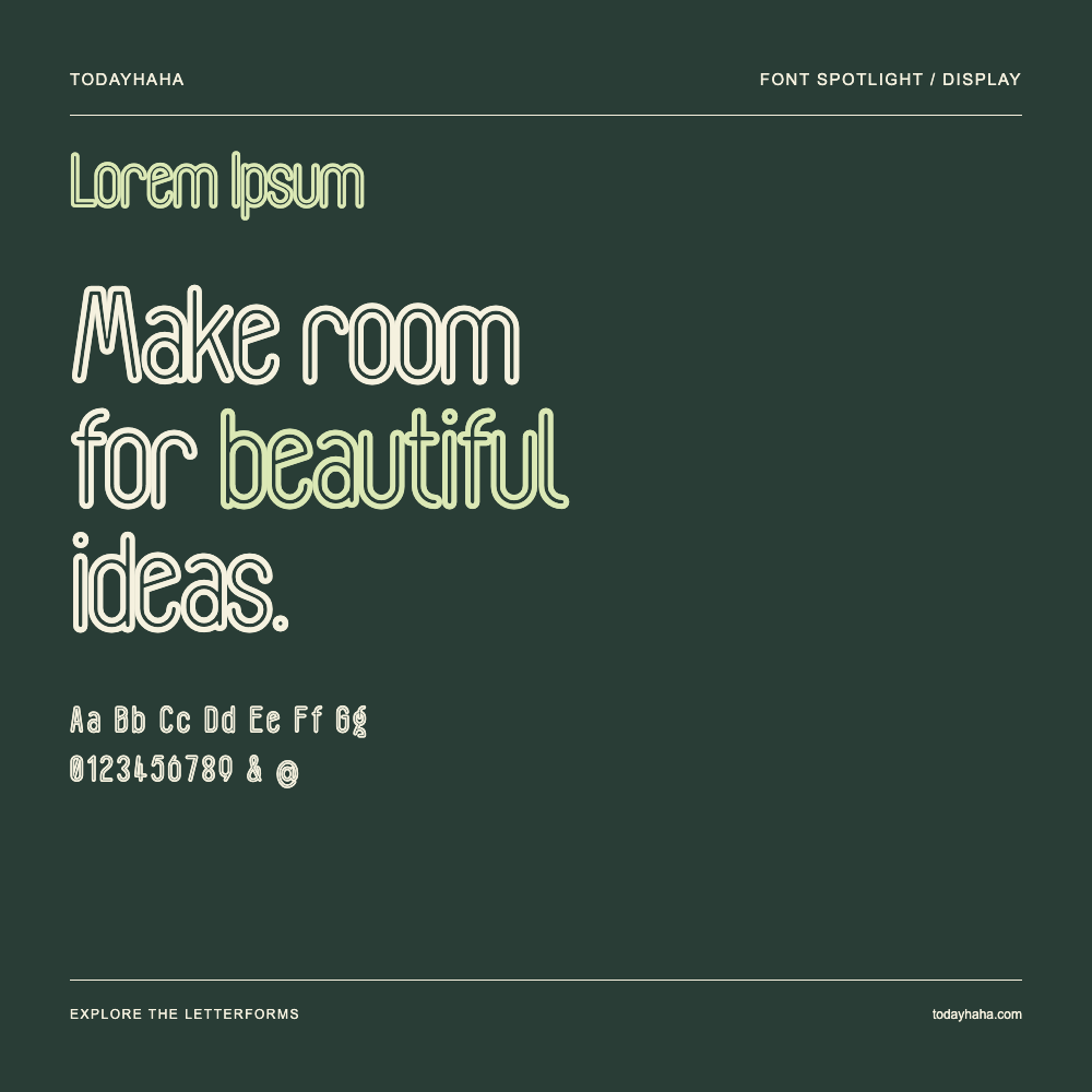 Lorem Ipsum — Typography poster with sample text