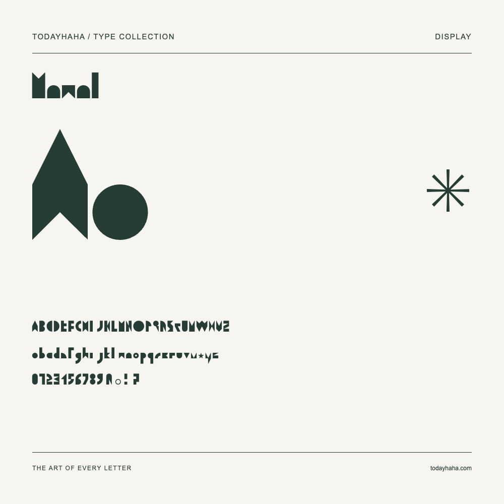 Mnmnl — Muestra de mayúsculas, minúsculas y números