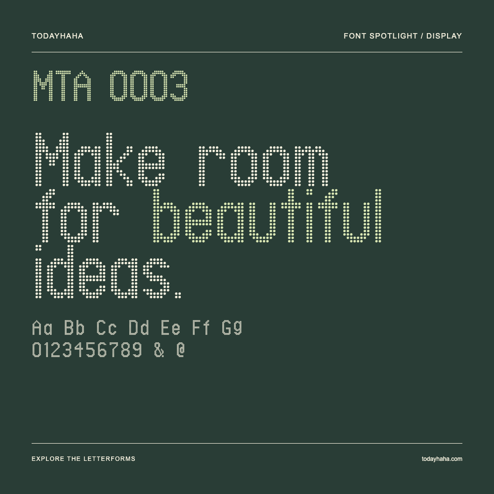 MTA 0003 — Póster tipográfico con texto de muestra