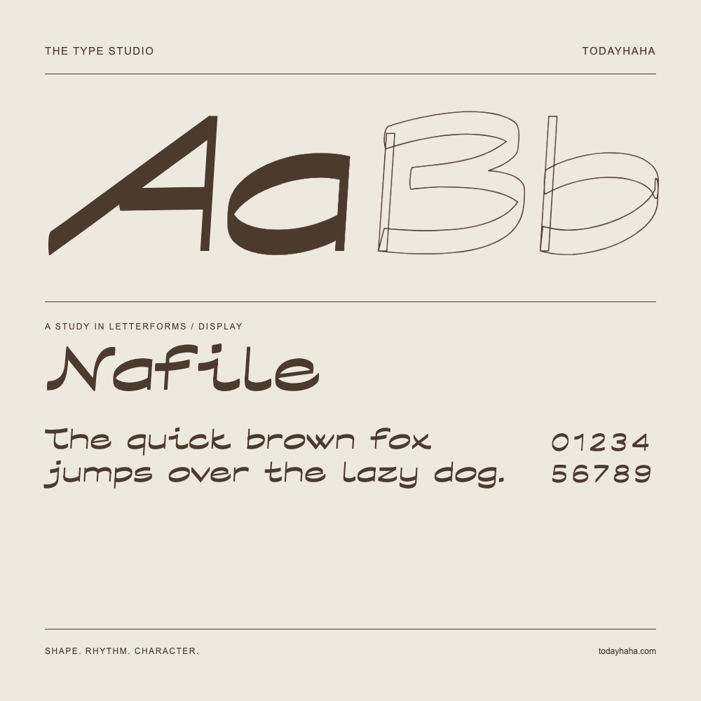 Nafile — Studio delle lettere con frase e numeri