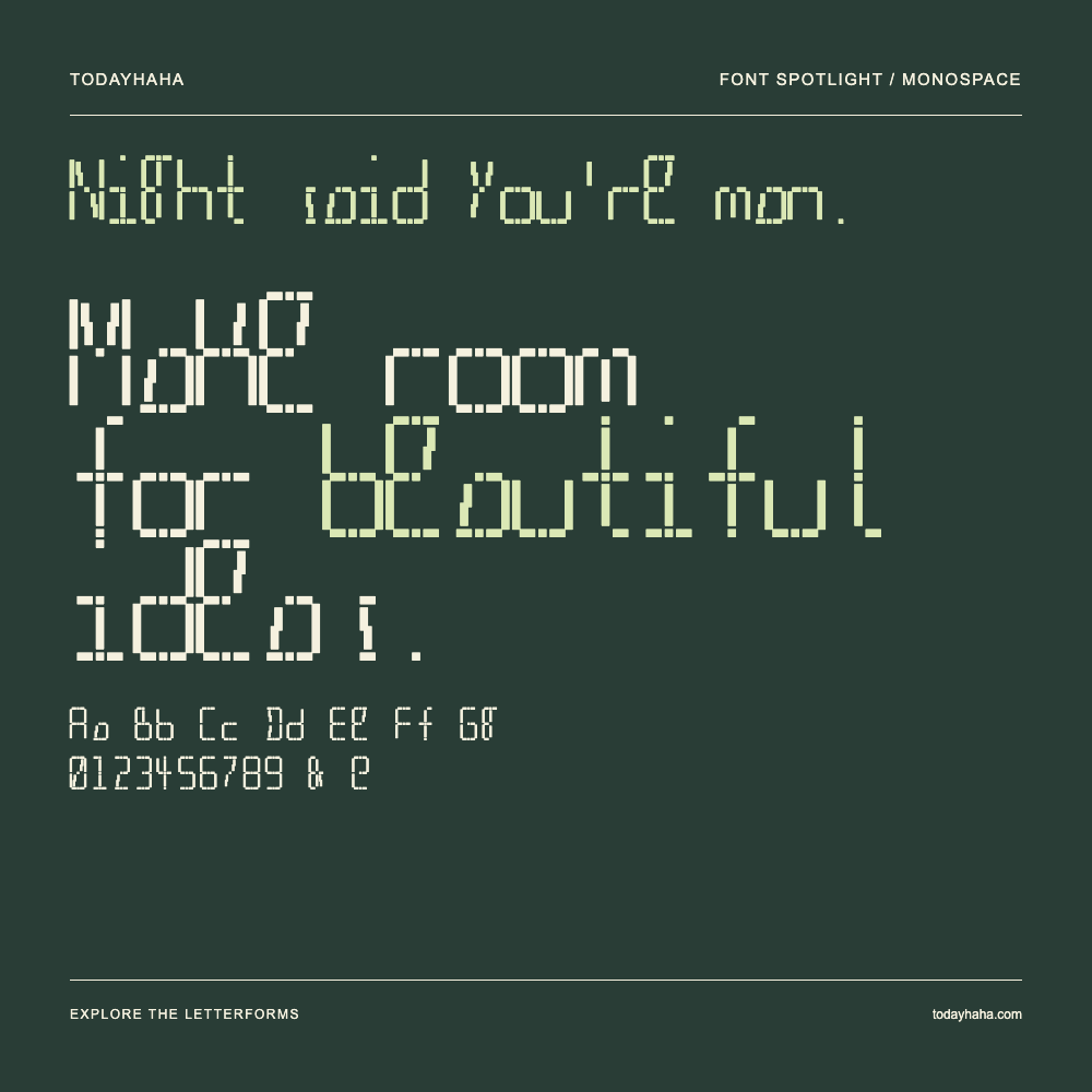 Night said you're man. — Typografieposter mit Beispieltext