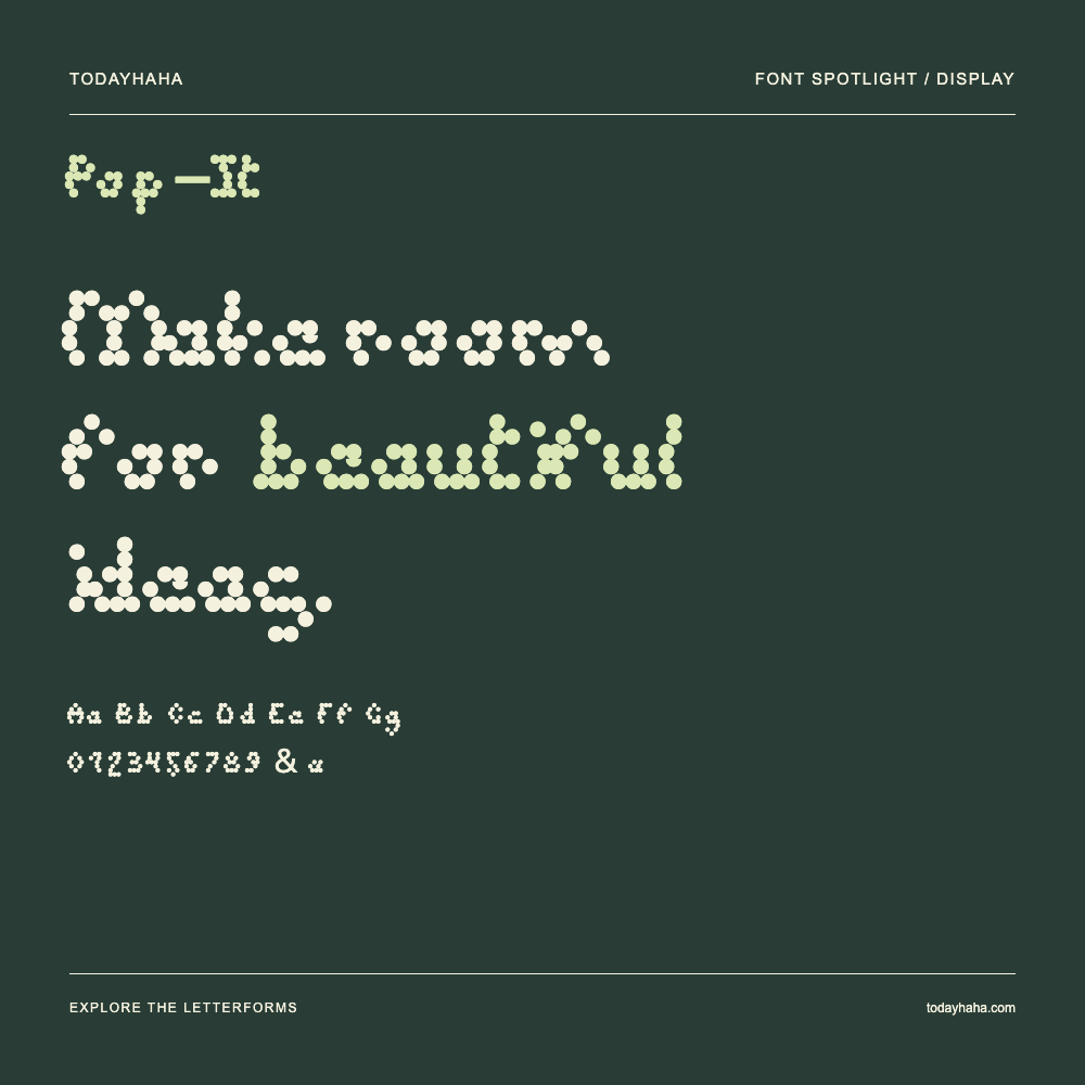 Pop-It — Póster tipográfico con texto de muestra