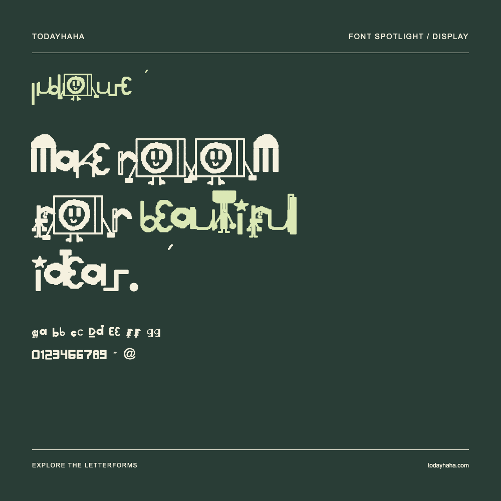 PubHouse — Typography poster with sample text