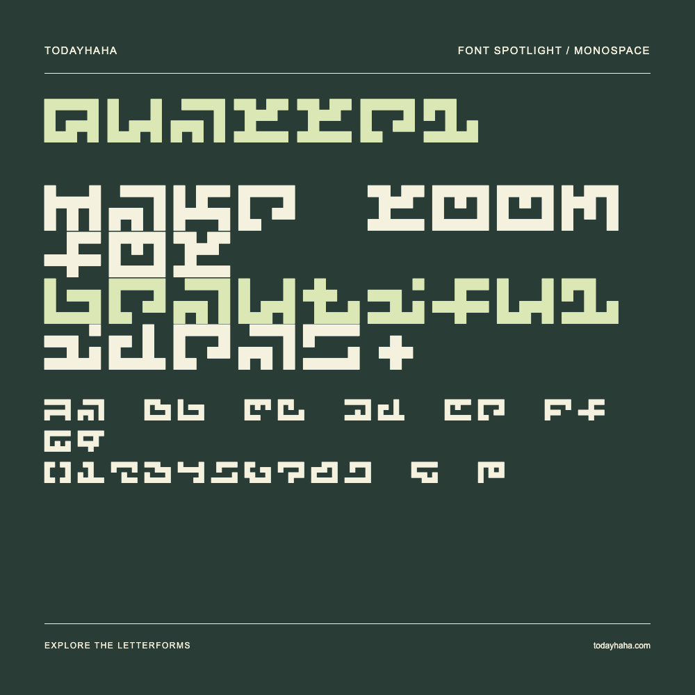 Quarrel — Affiche typographique avec exemple de texte