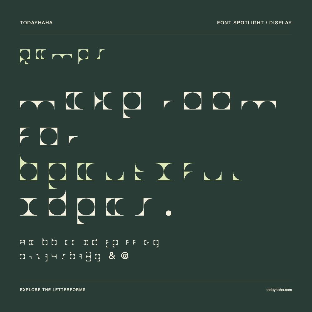 Ramps — Typografieposter mit Beispieltext
