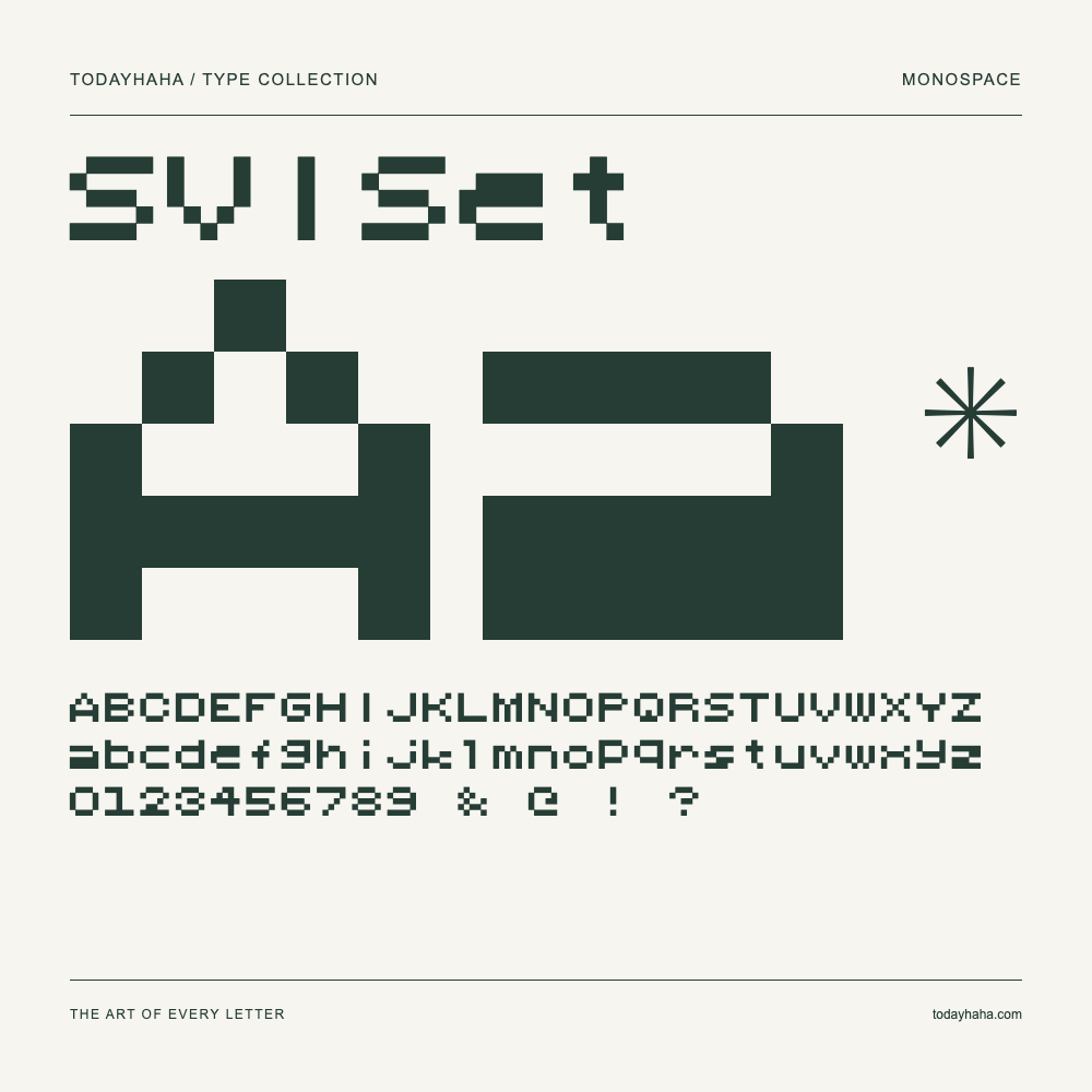 SVISet — Muestra de mayúsculas, minúsculas y números