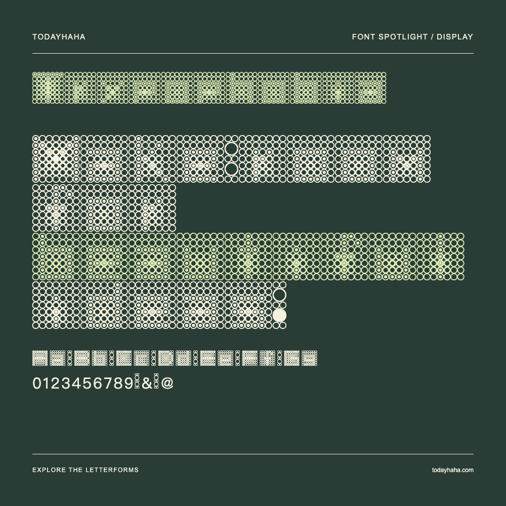 Trypophobia — Typography poster with sample text
