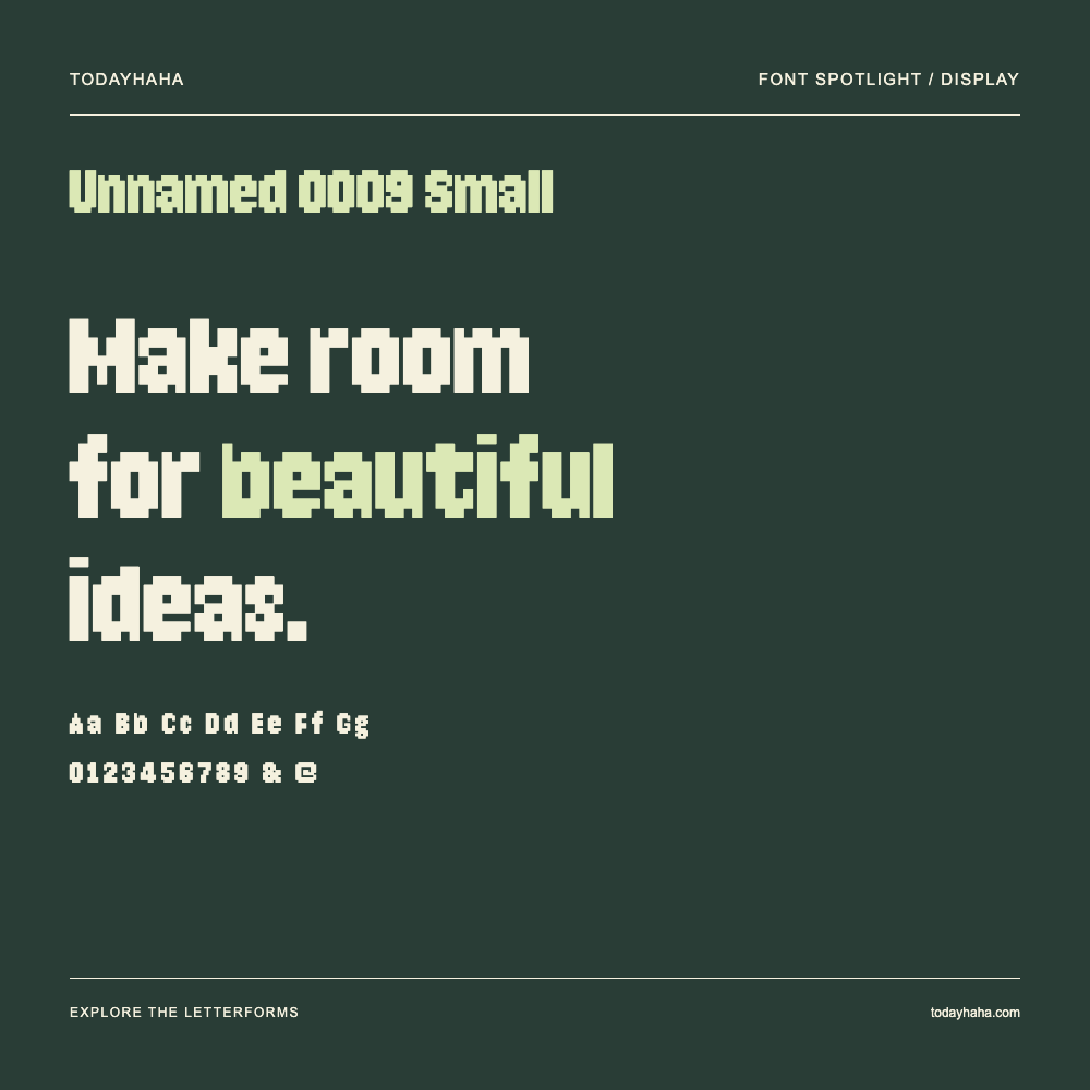 Unnamed 0009 Small — Poster tipografico con testo di esempio