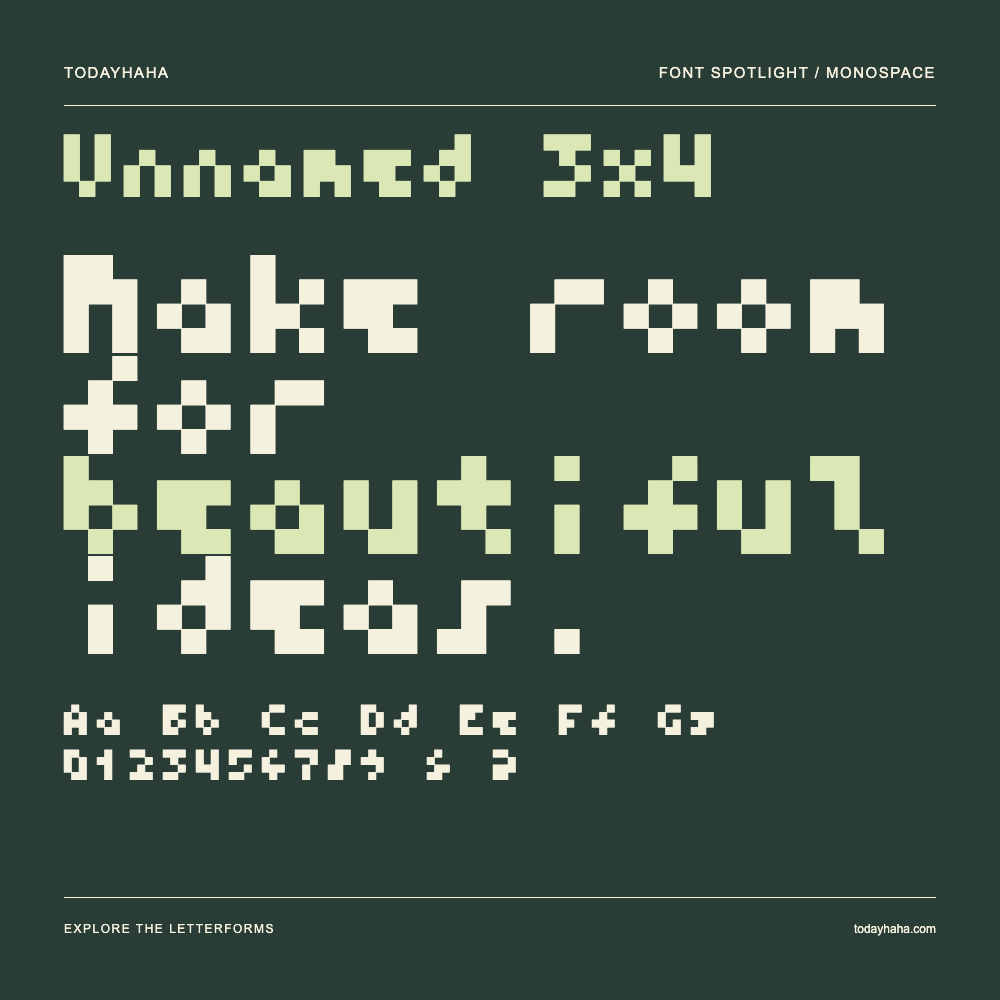 Unnamed 3x4 — Typography poster with sample text