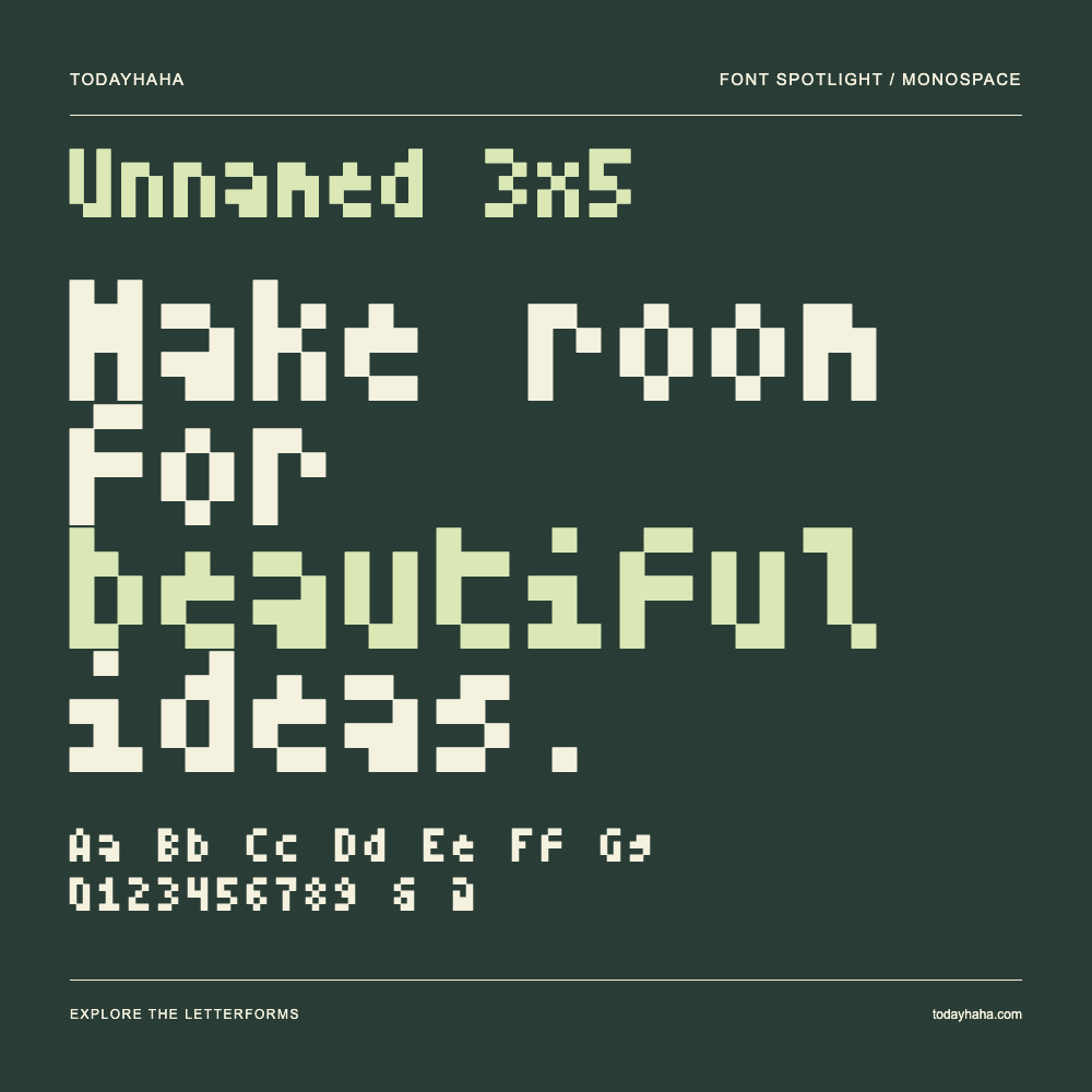 Unnamed 3x5 — Póster tipográfico con texto de muestra