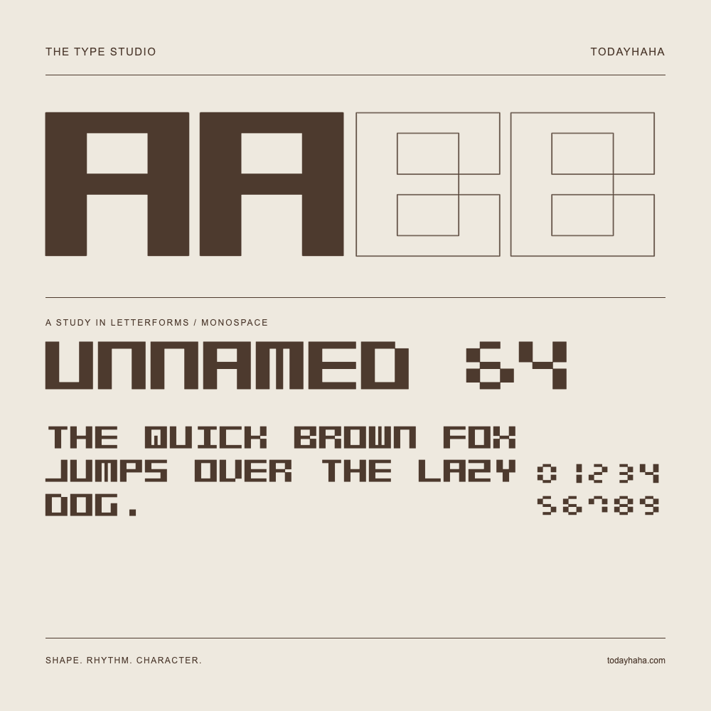 Unnamed 64 — Estudio de letras con una frase y números