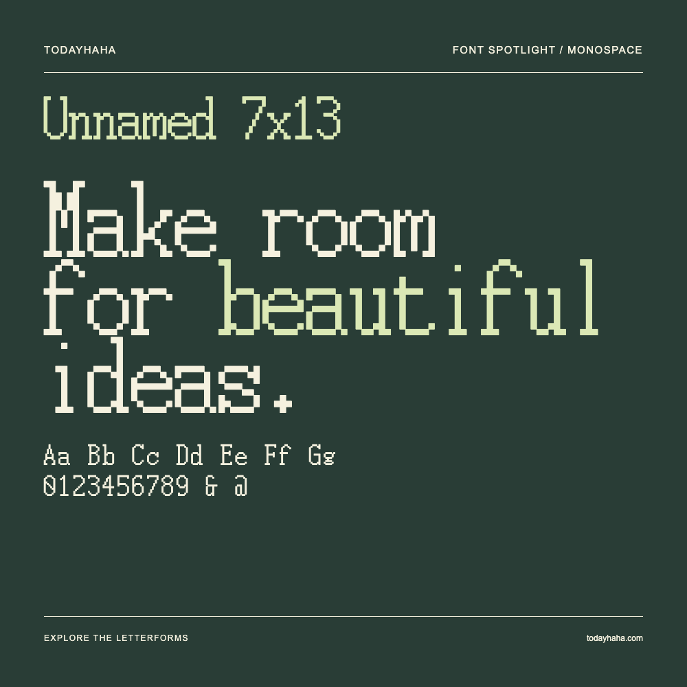 Unnamed 7x13 — Typografieposter mit Beispieltext