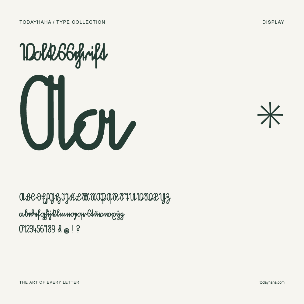 Volksschrift — Muestra de mayúsculas, minúsculas y números