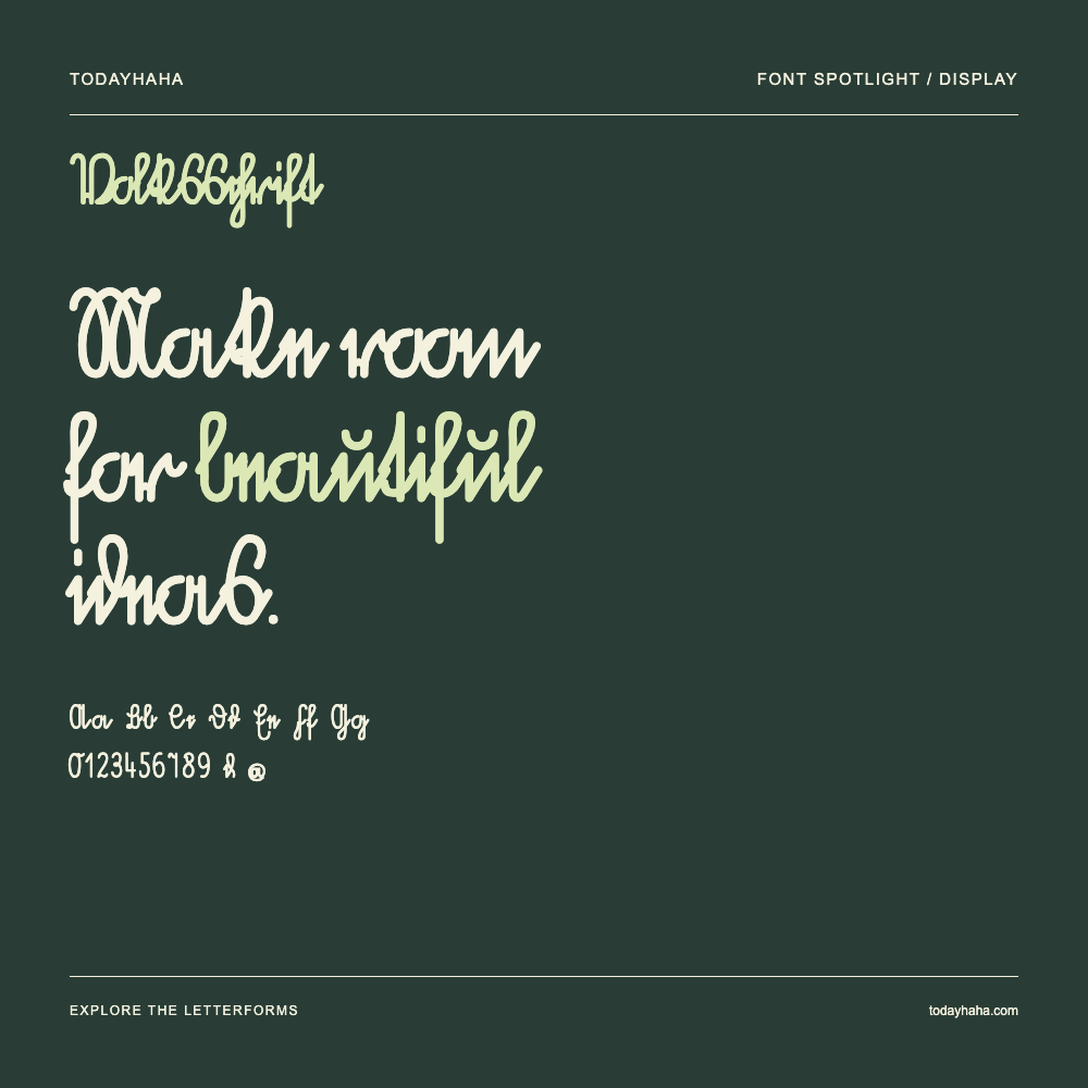 Volksschrift — Póster tipográfico con texto de muestra