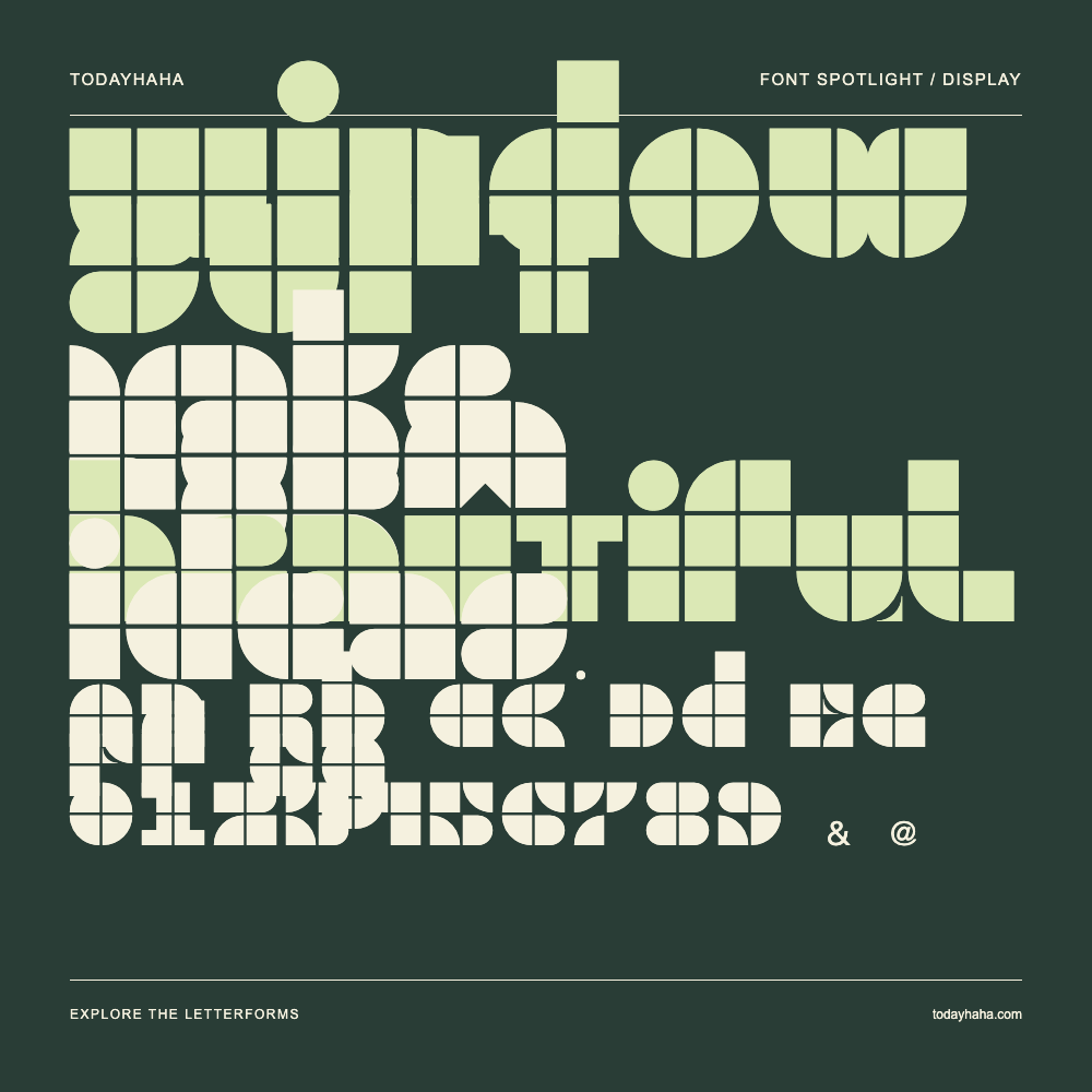 Windowsoft — Typografieposter mit Beispieltext