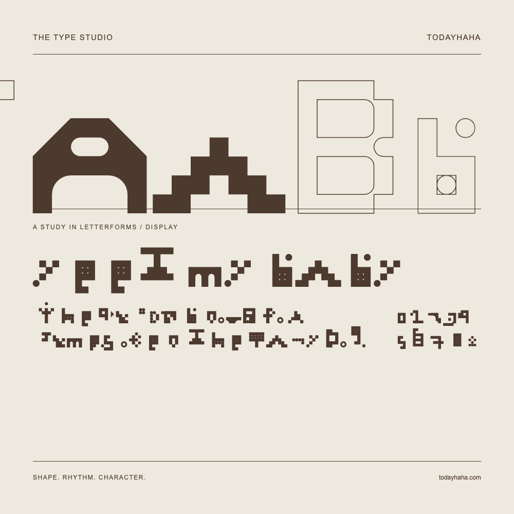 yeet my baby — 字形展示：示例句子与数字